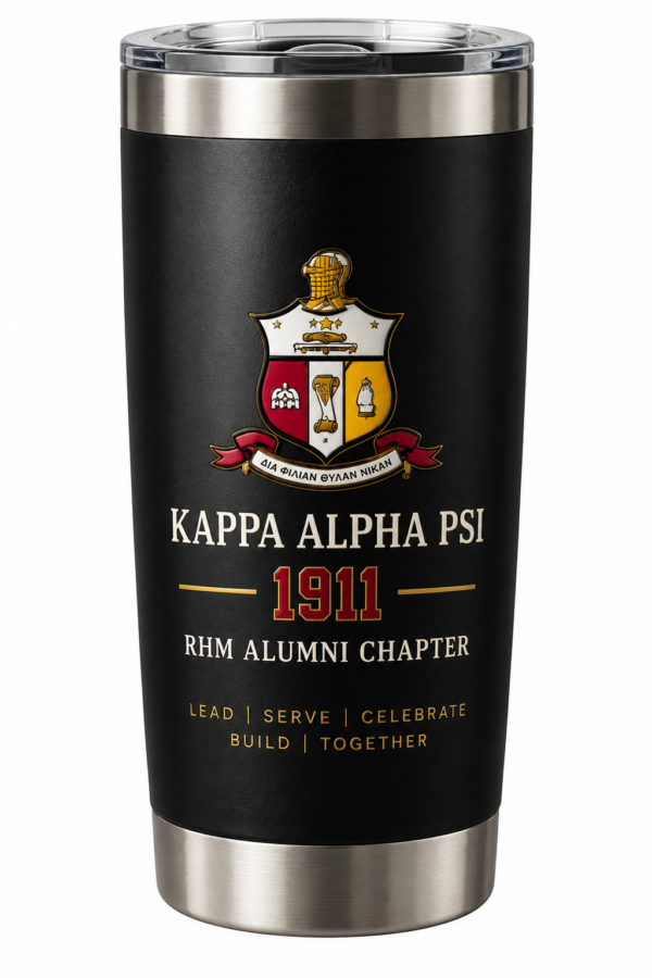 Kappa Alpha Psi Black Tumbler