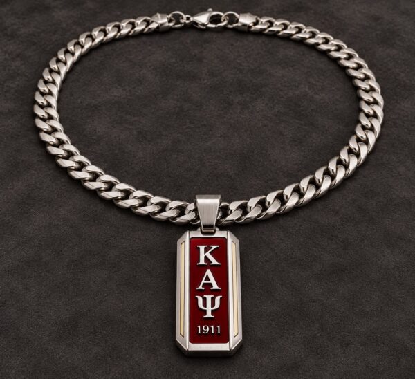 Kappa Necklace Silver Charm