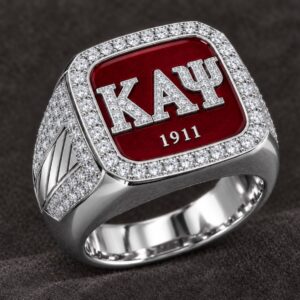 Kappa Ring Silver w Crystals