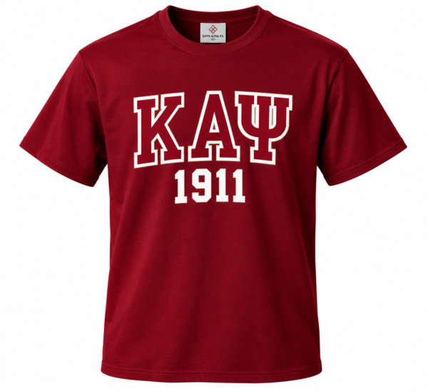 Maroon Kappa Alpha Psi 1911 T-Shirt